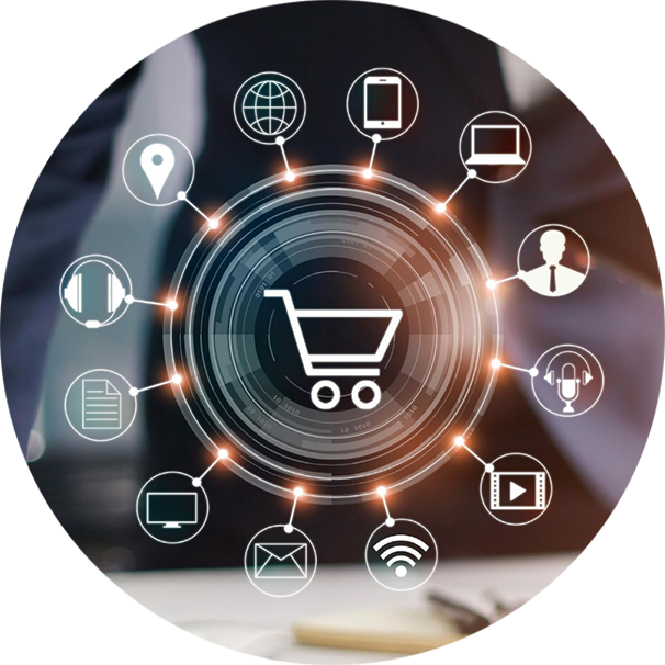 partial-data-circle Digital Shopping Cart Circle