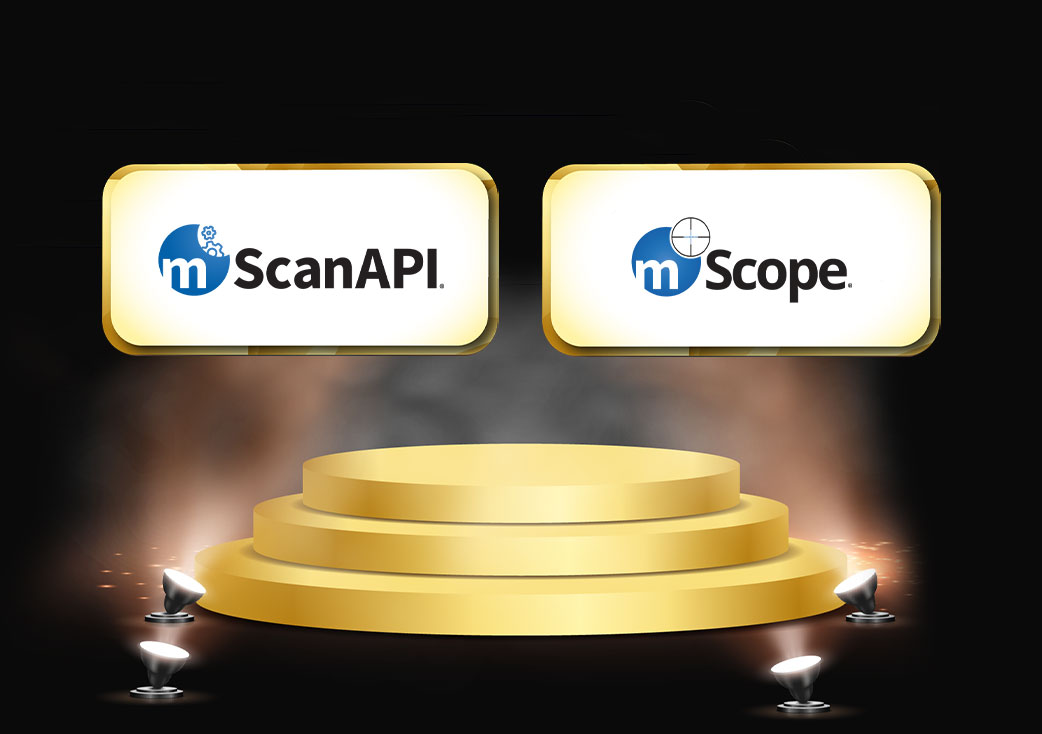 mScanAPI and mScope on a Gold Podium